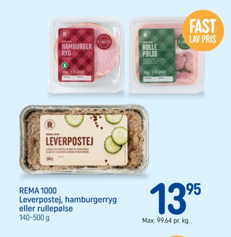Rema 1000, Rullepølse