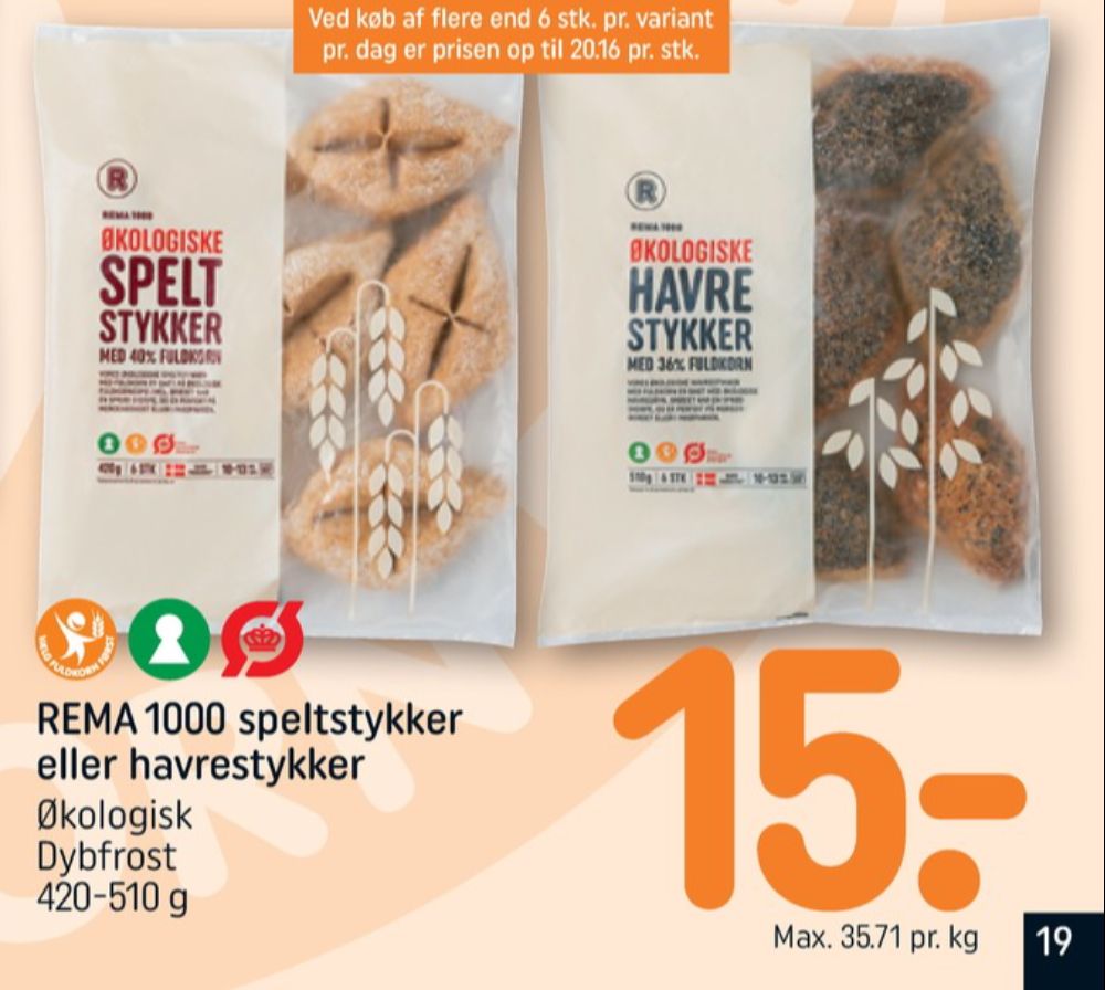 Rema 1000, Havrestykker