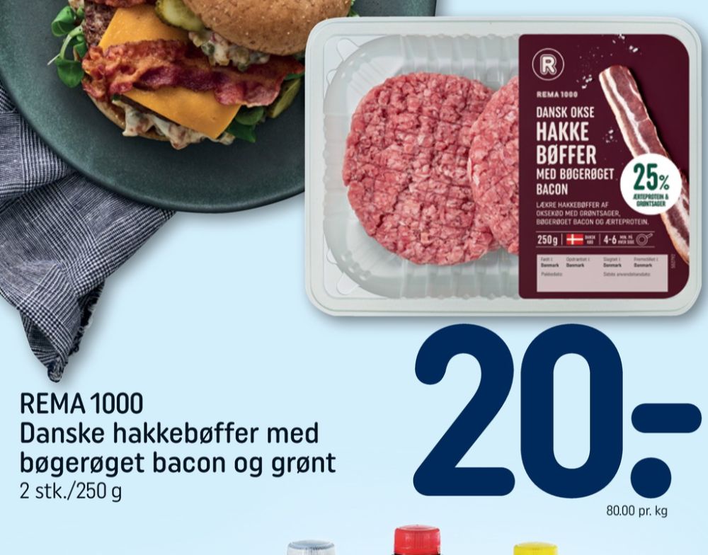 Rema 1000, Hakkebøffer