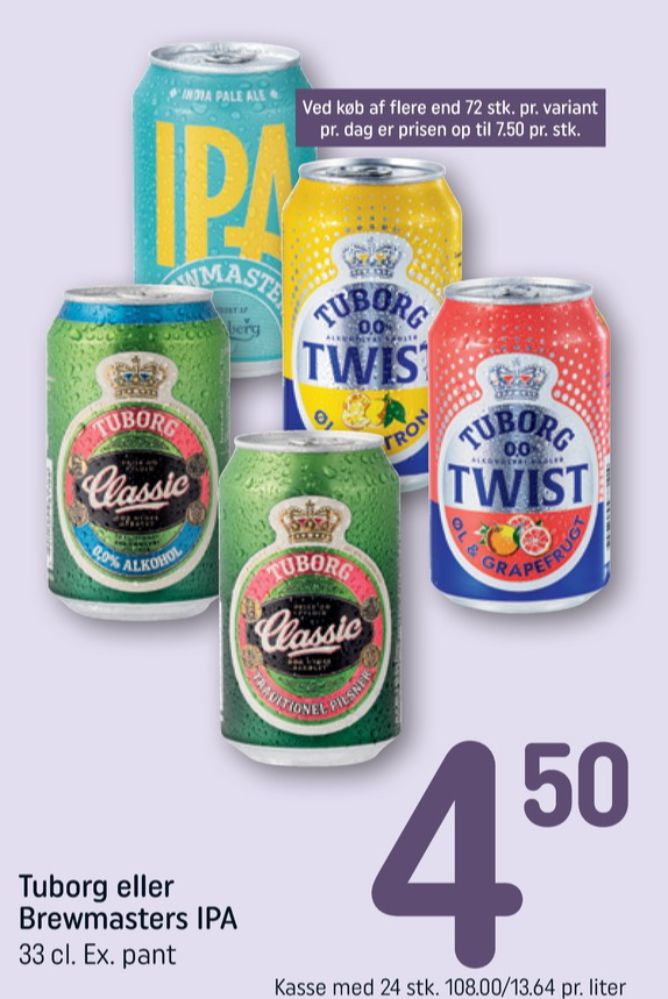 Tuborg Classic 0,0, Øl - Alkoholfri