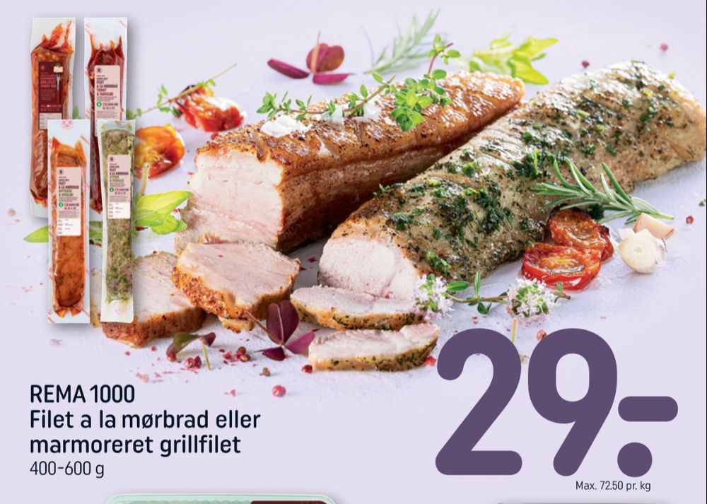 Rema 1000, Grisemørbrad