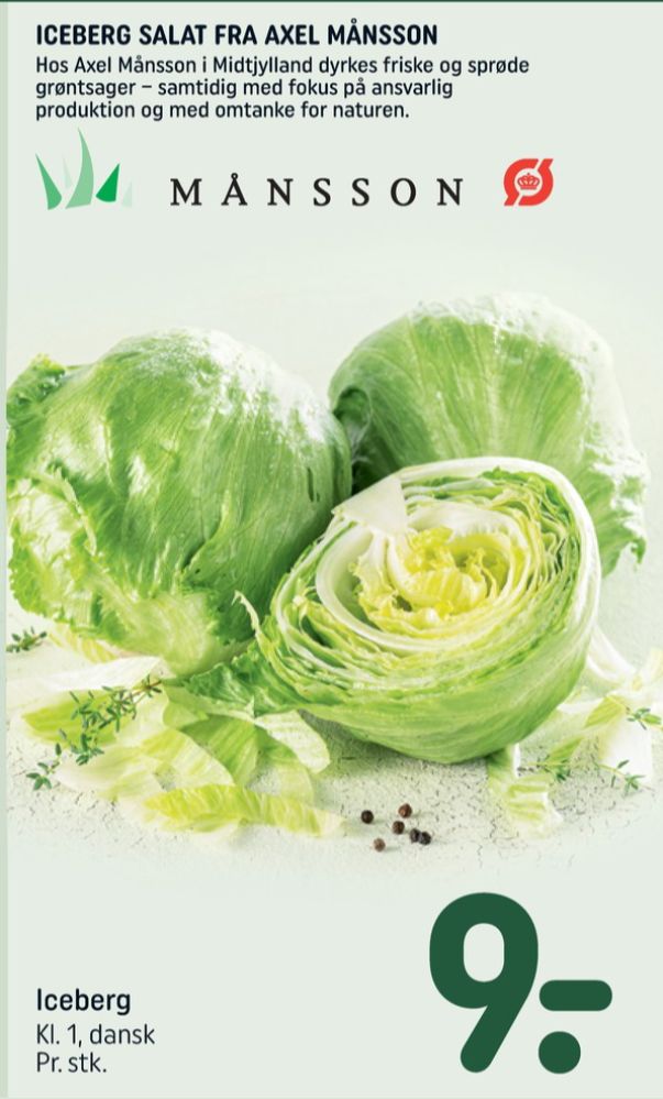 Axel Månsson, Icebergsalat