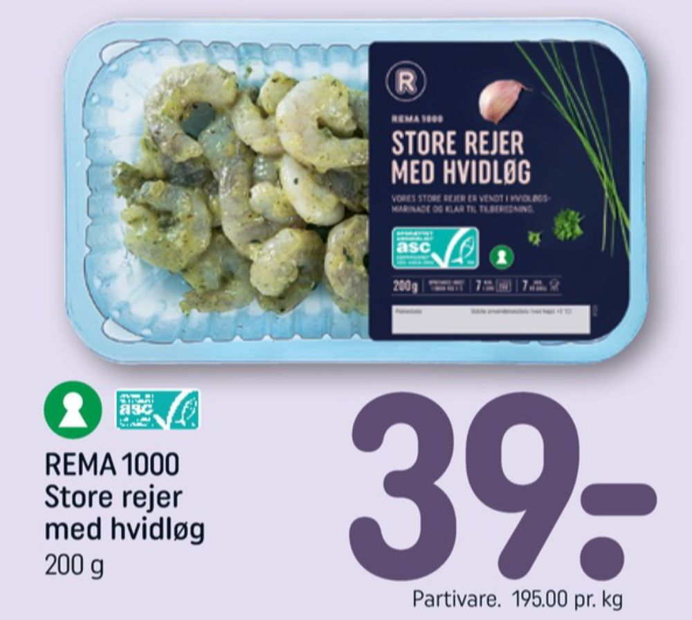 Rema 1000, Rejer