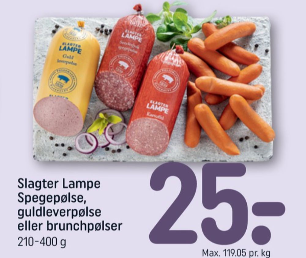 Slagter Lampe, Kartoffelspegepølse