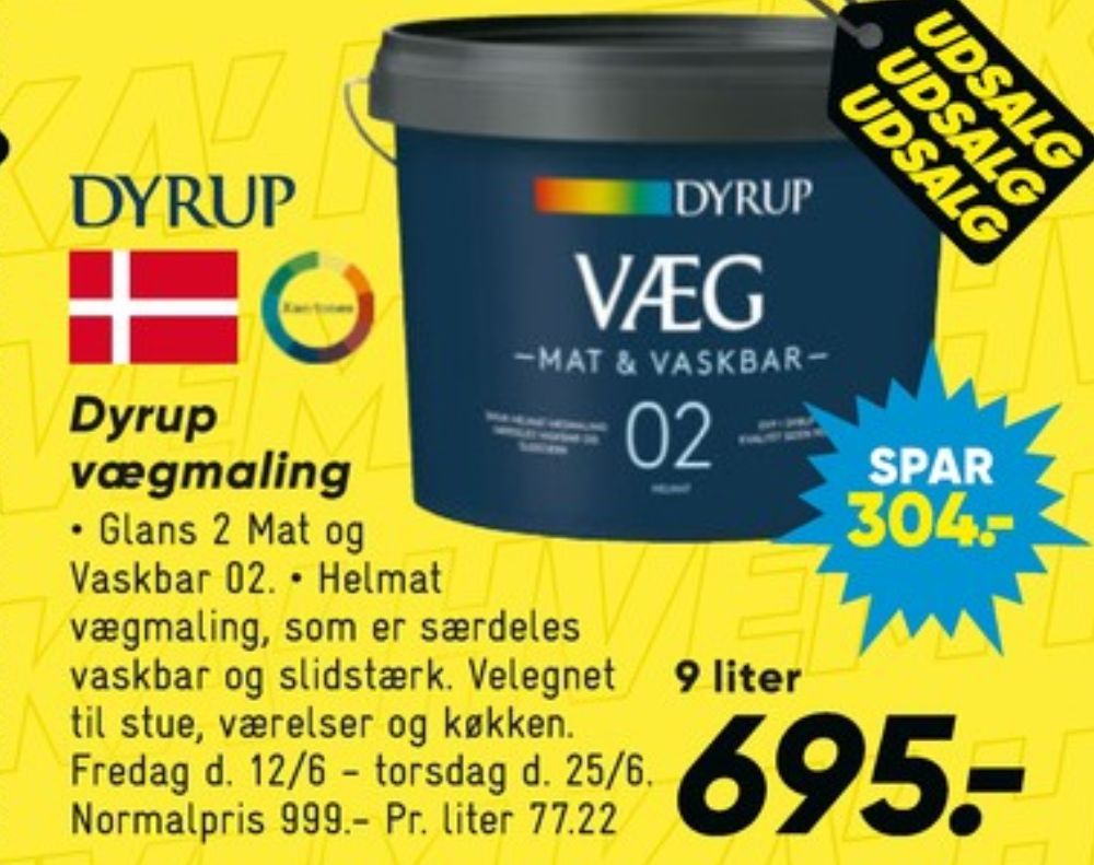 Dyrup, Maling