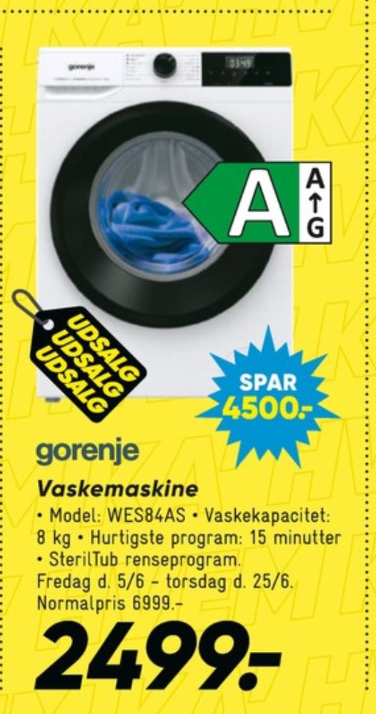 Gorenje, Vaskemaskine