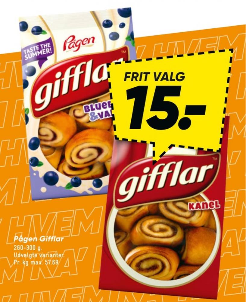 Pågen, Gifflar kanel
