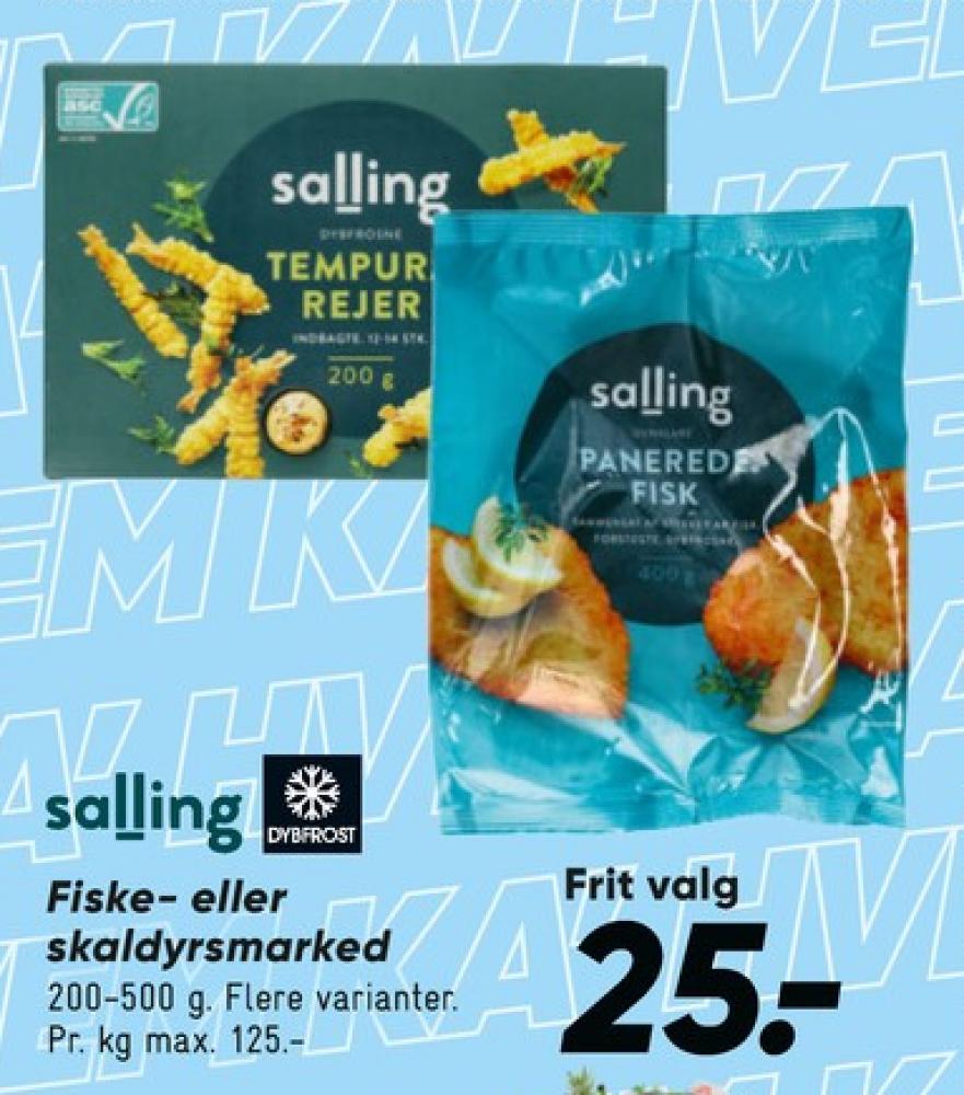 Salling, Tempurarejer