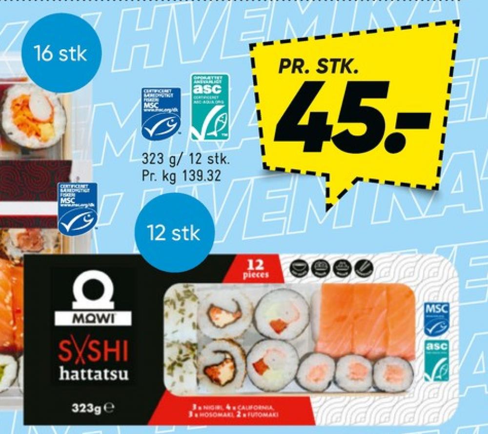 Mowi, Sushi