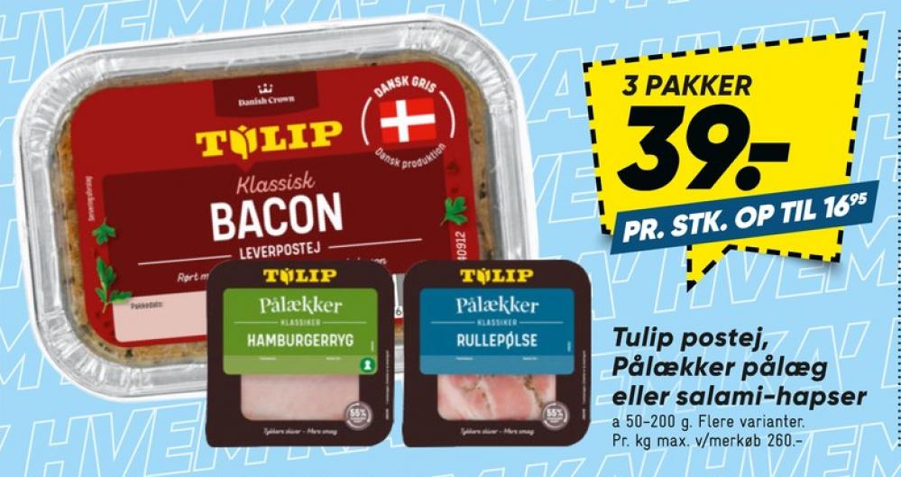 Tulip Klassisk Bacon, Leverpostej