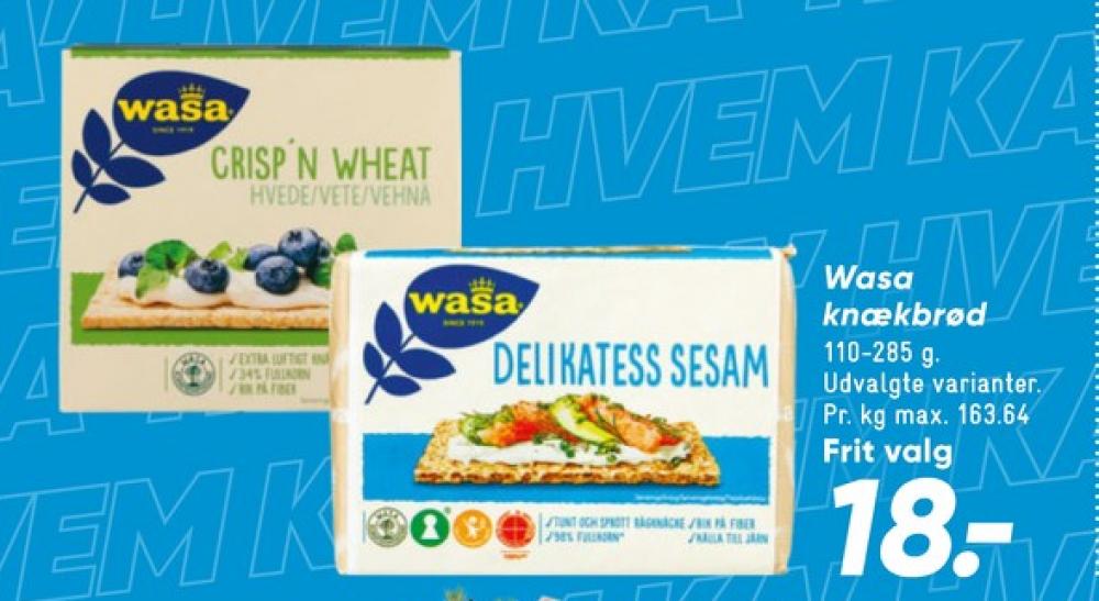 Wasa, Delikatess knækbrød