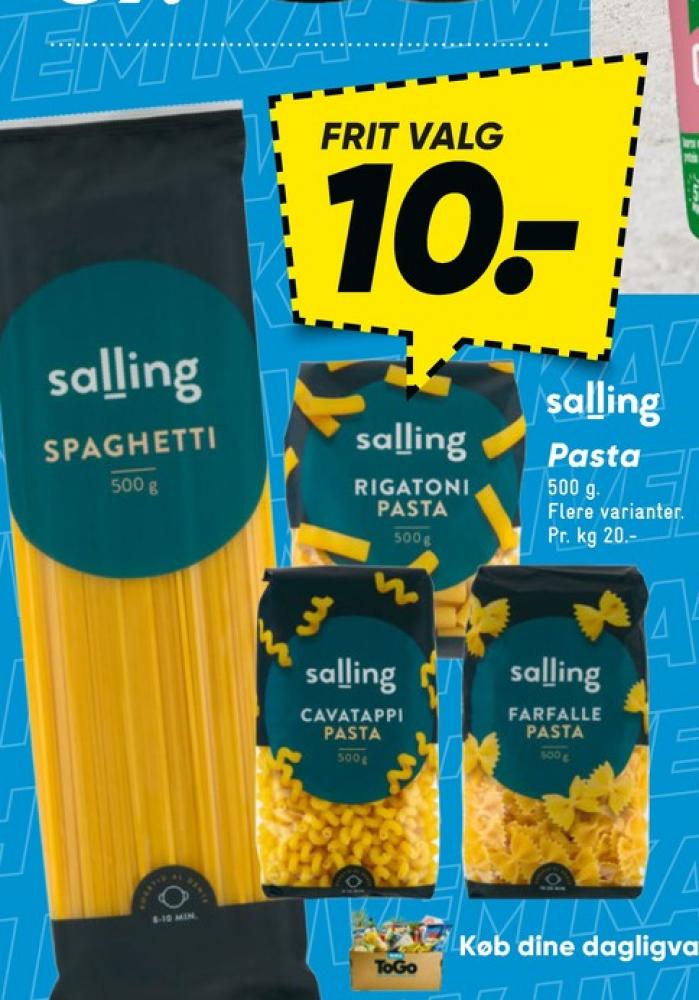 Salling, Farfalle Pasta