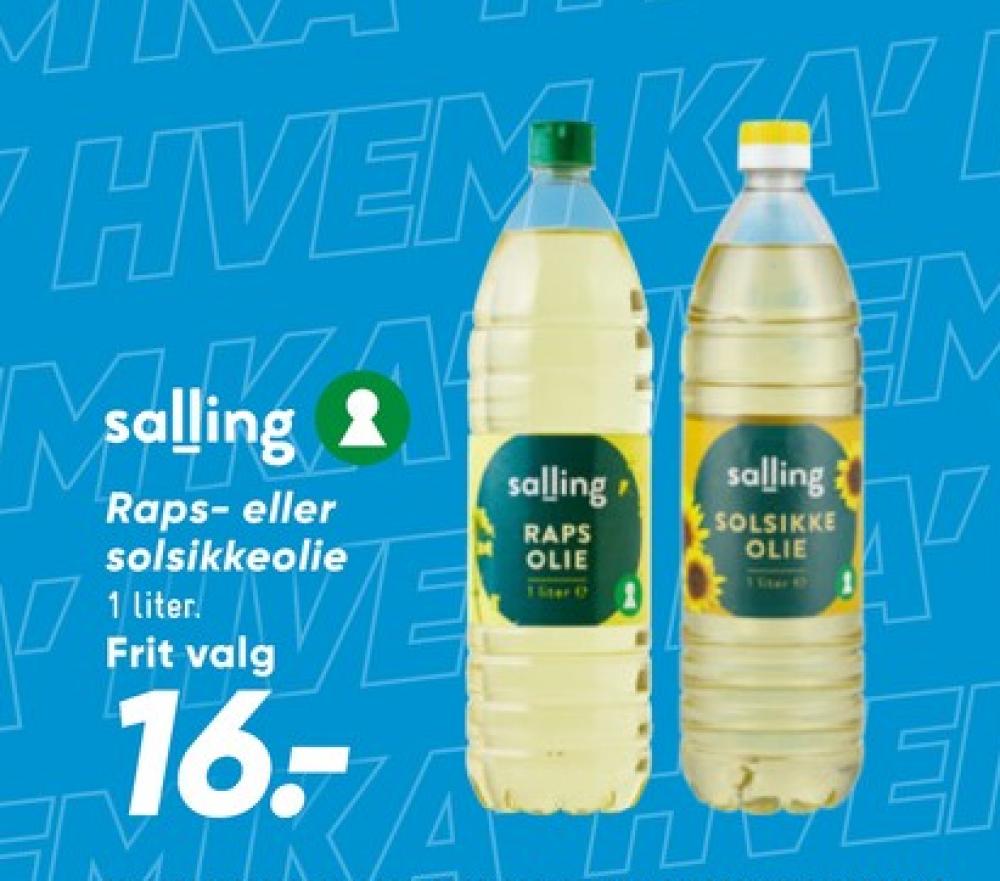 Salling, Rapsolie