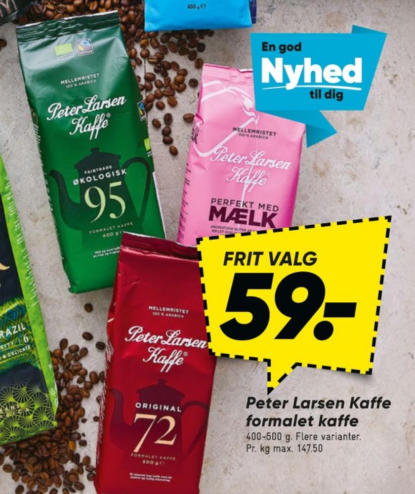 Peter Larsen Blanding 72, Kaffe Formalet
