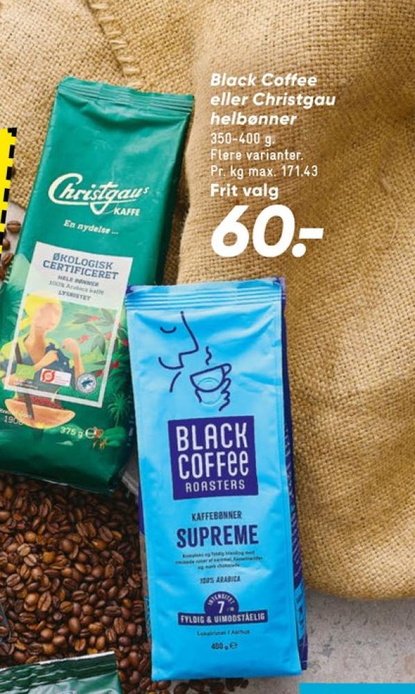 Black Coffee Supreme, Kaffebønner