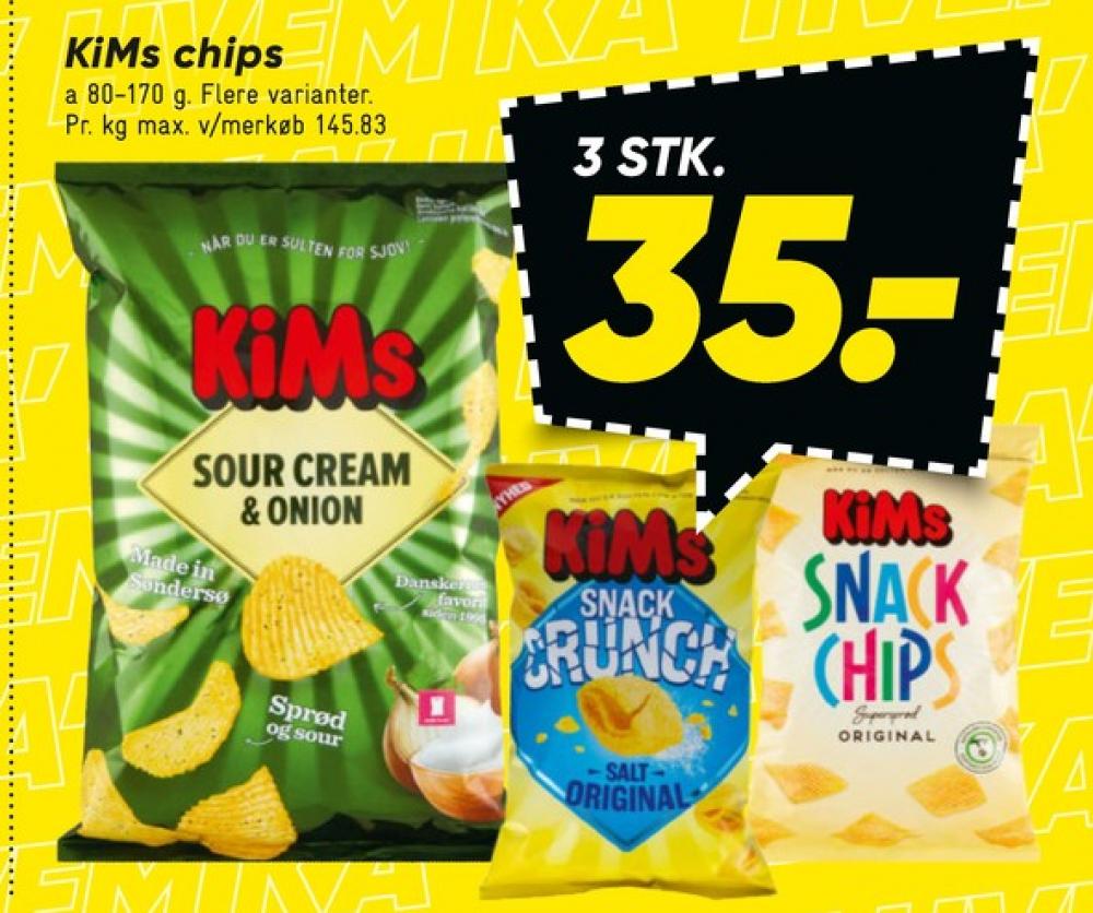 Kims, Sour Cream & Onion Chips