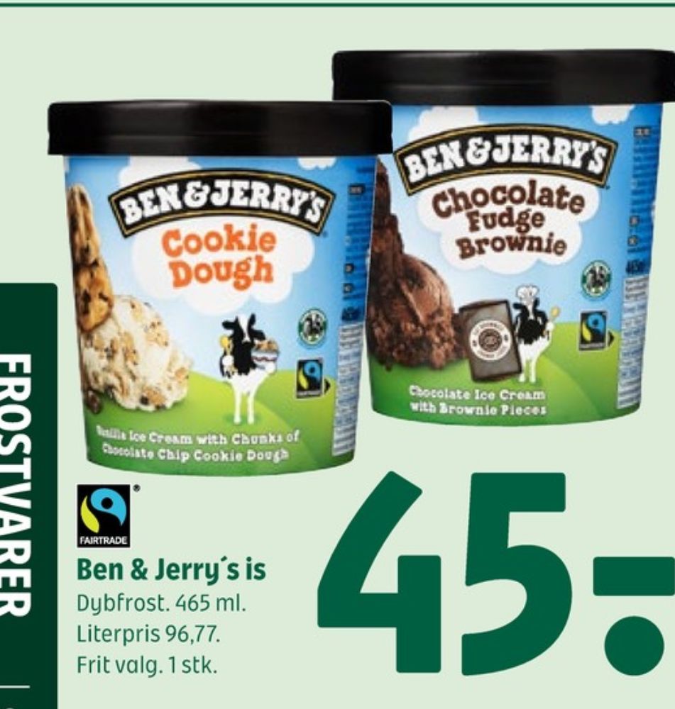 Frisko Ben & Jerry's, Chocolate Fudge Brownie is