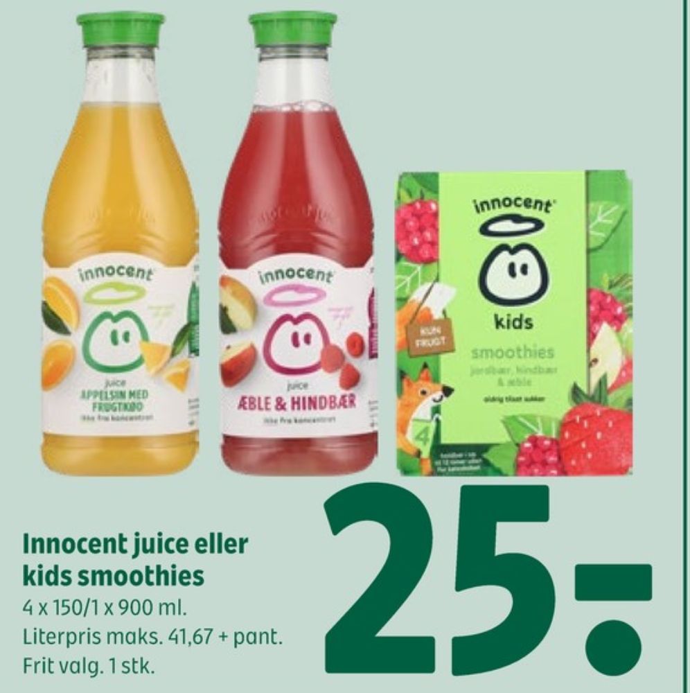 innocent, Appelsinjuice med frugtkød