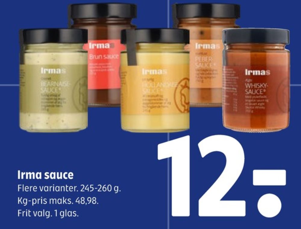 Irmas, Bearnaisesauce