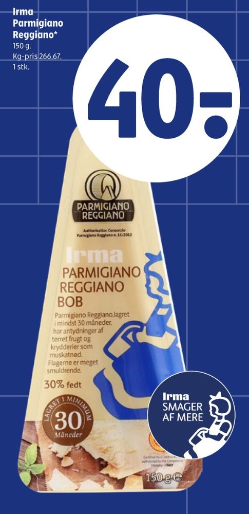 Irmas, Parmigiano Reggiano