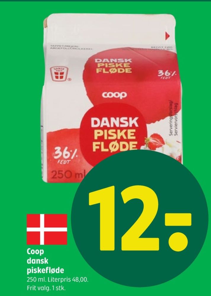 Coop, Piskefløde 36%