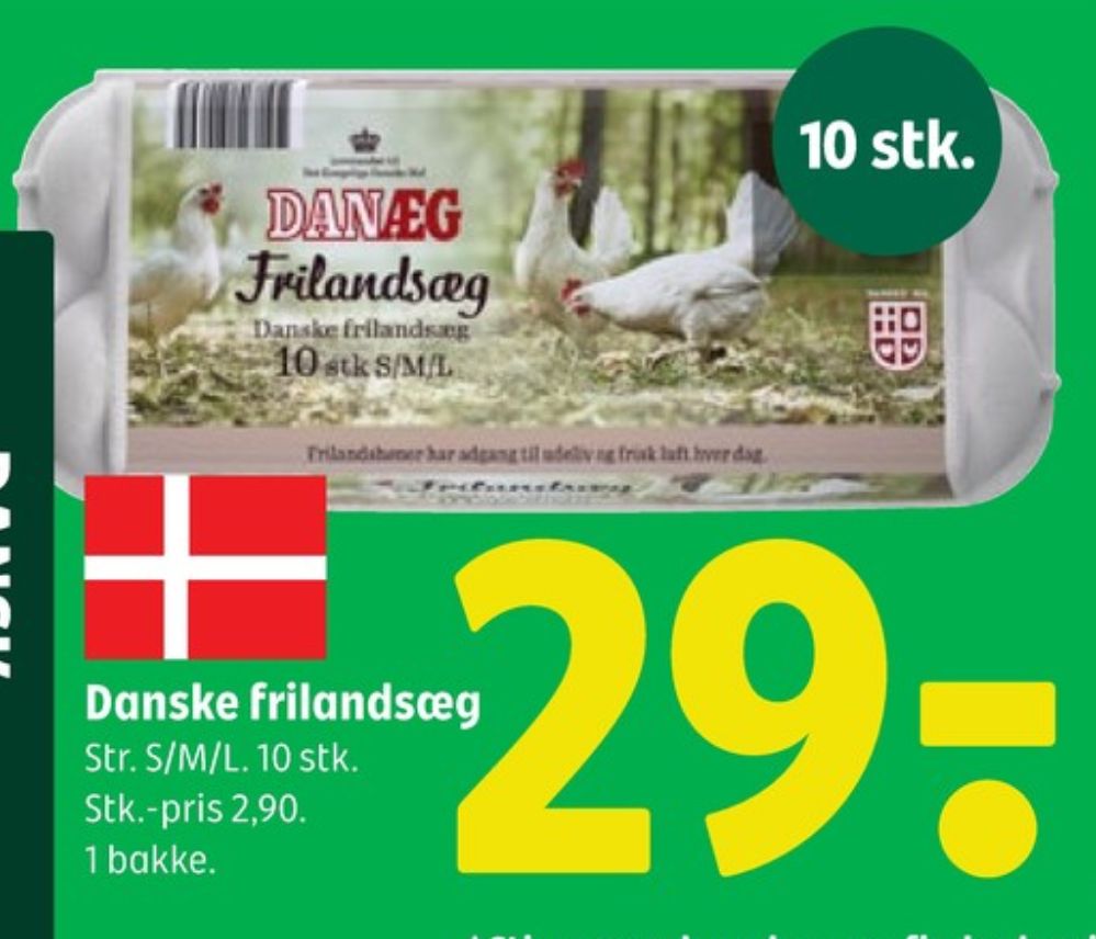 DAVA Foods, Frilandsæg S/M/L