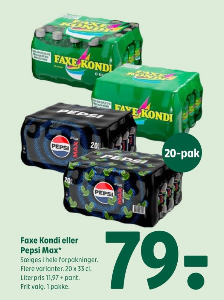 Faxe Kondi, Sportssodavand 20 pk.