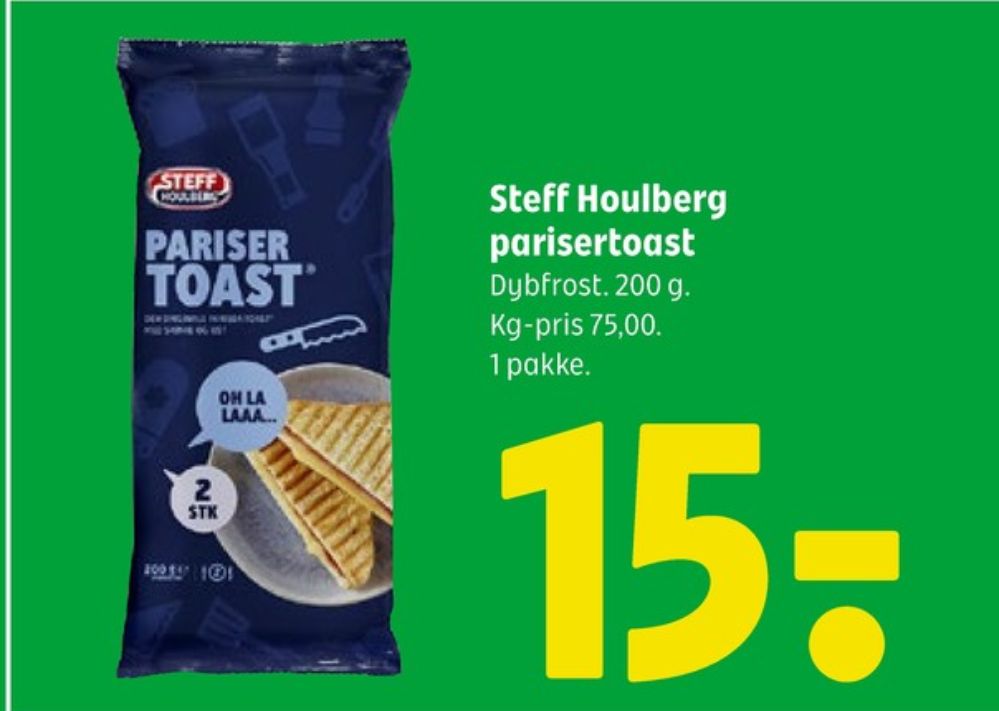 Steff Houlberg, Parisertoast