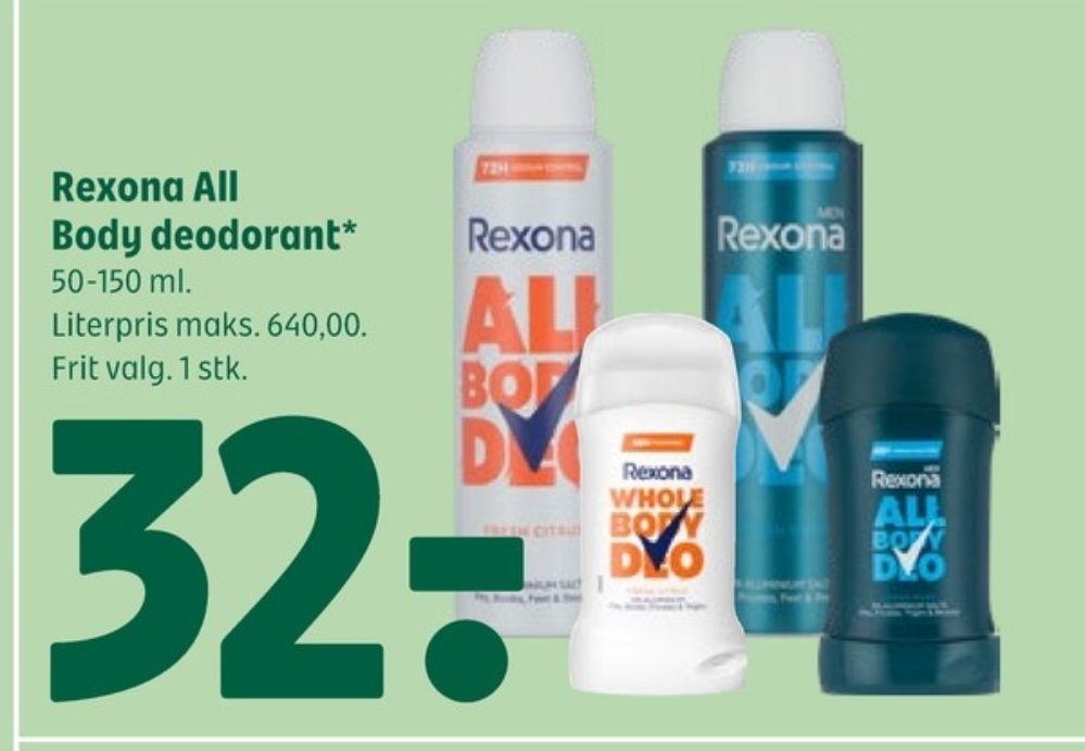 Rexona Men, Deospray