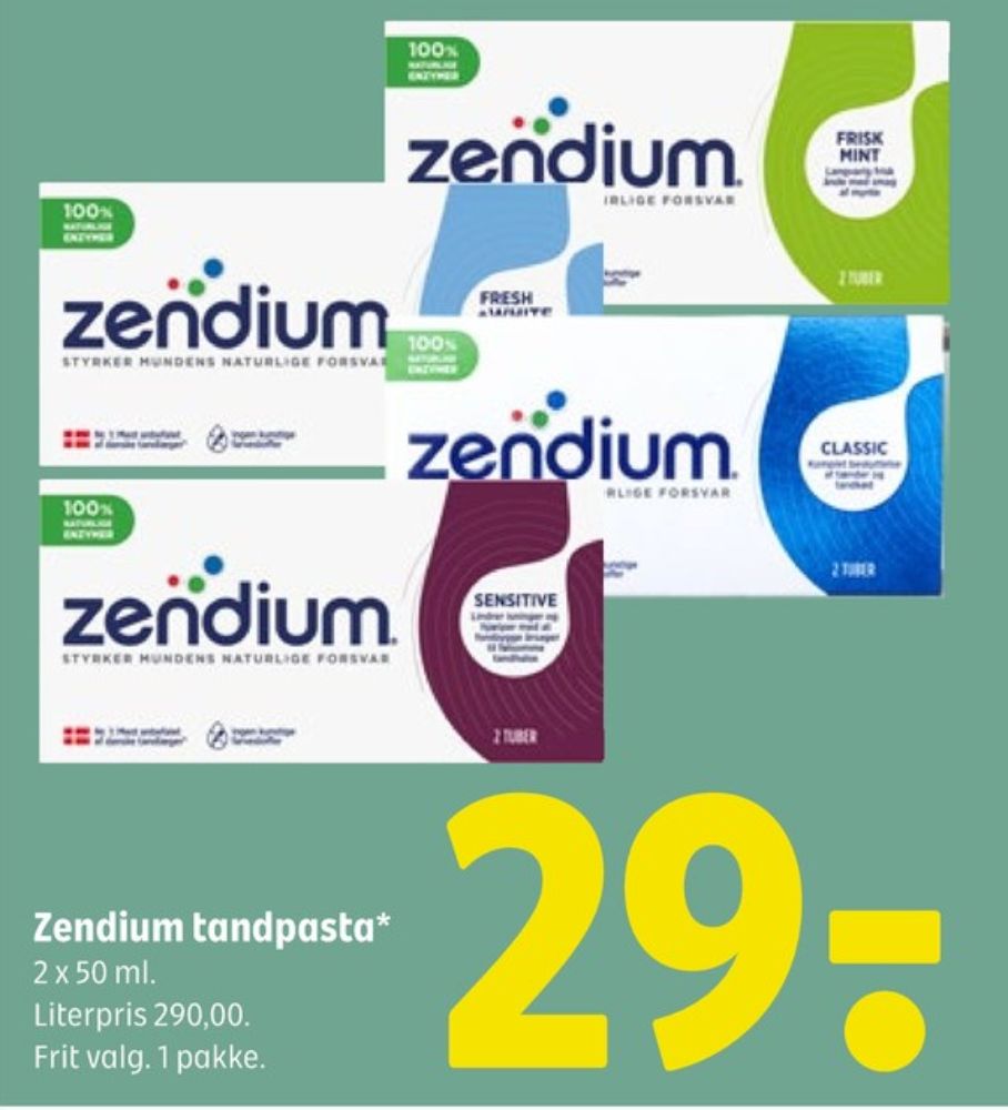 Zendium, Tandpasta