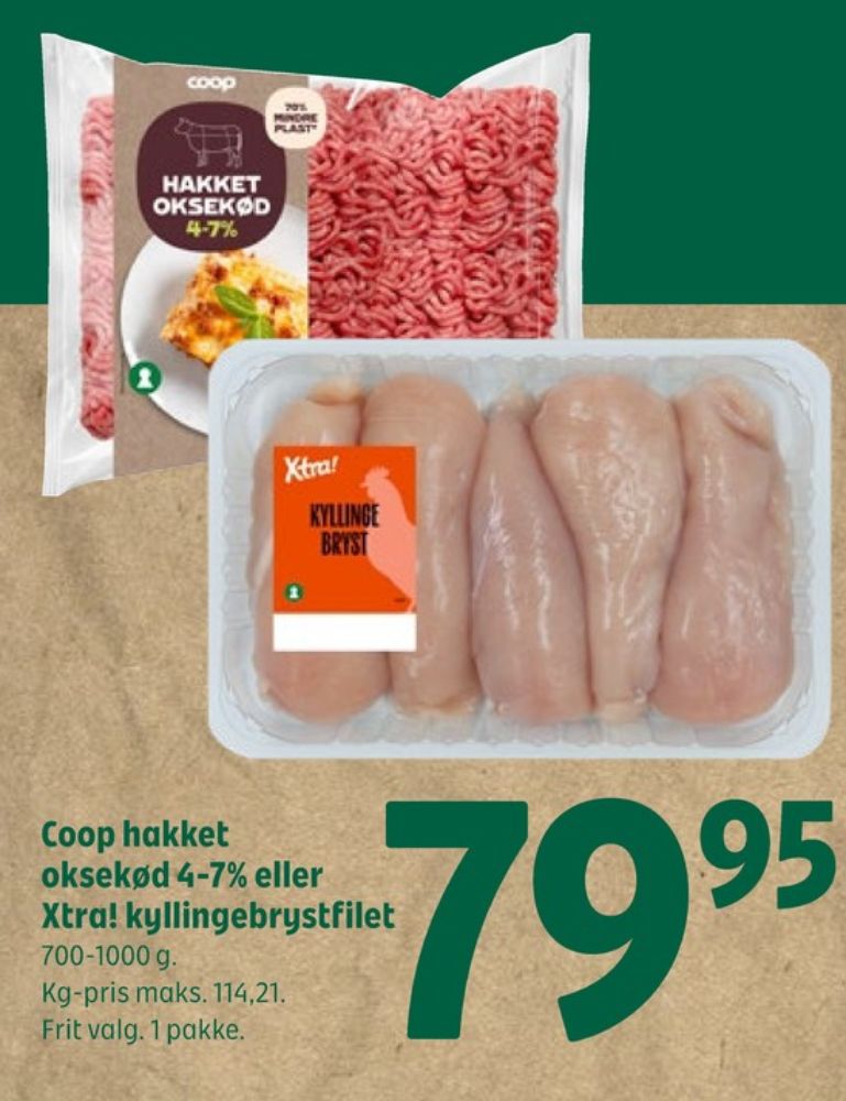 Xtra, Kyllingebrystfilet