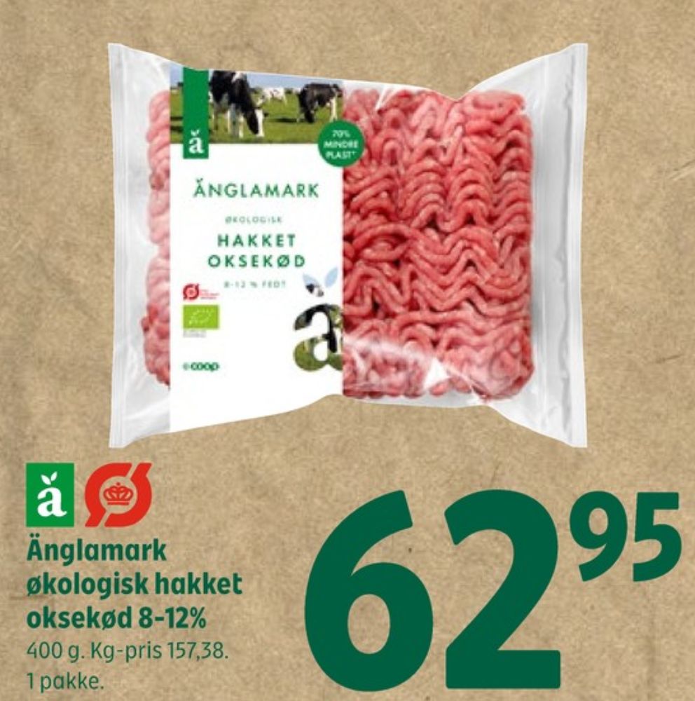 Änglamark, Hakket oksekød 8-12%