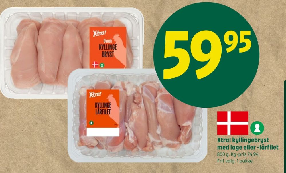 Xtra, Kyllingebrystfilet