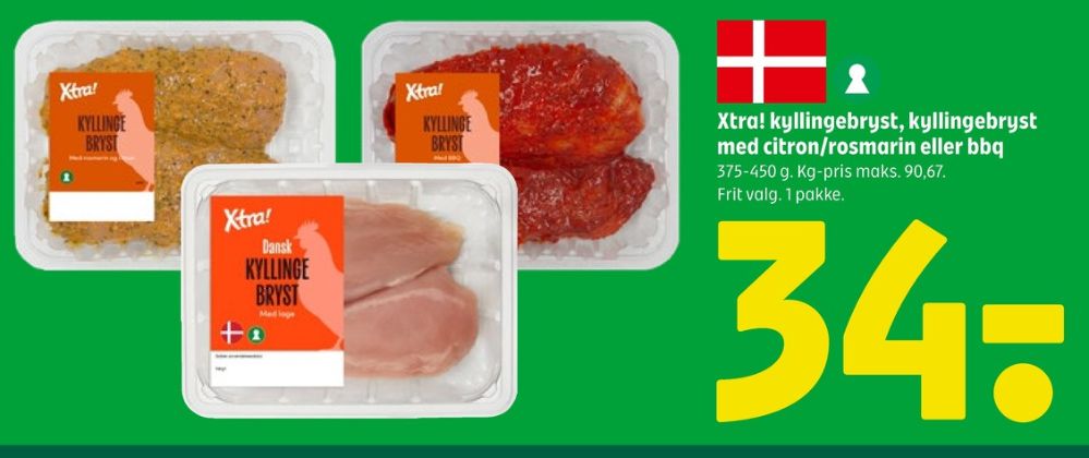 Xtra, Kyllingebrystfilet