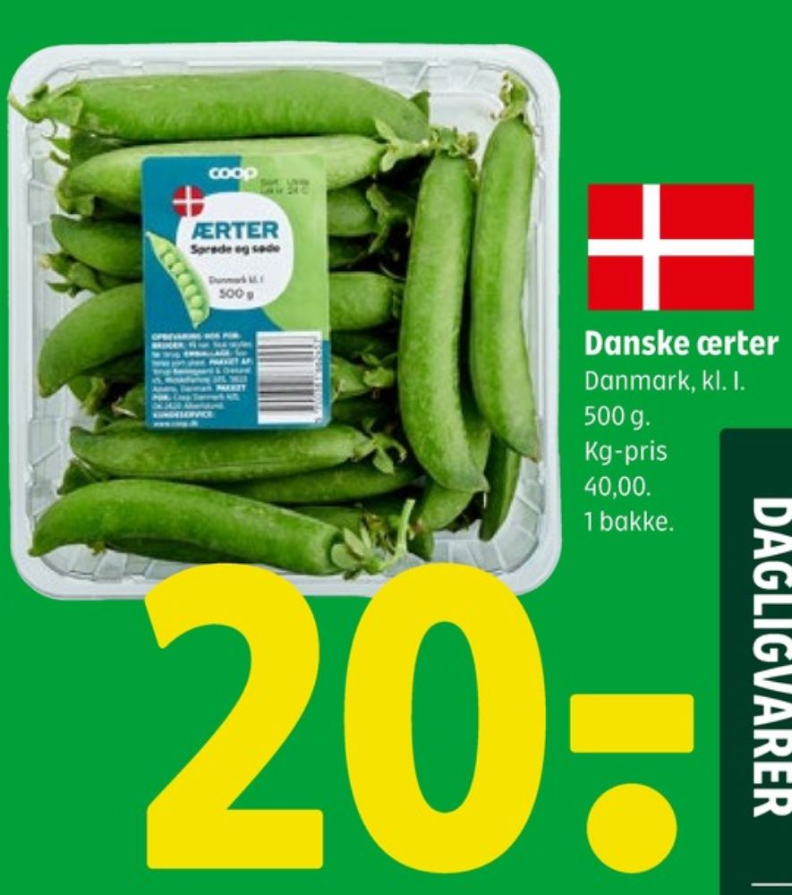 Coop, Ærter
