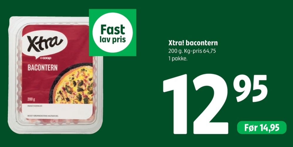 Xtra, Bacontern