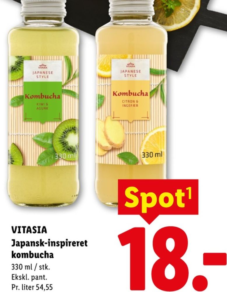 Vita, Kombucha Kiwi & Agurk