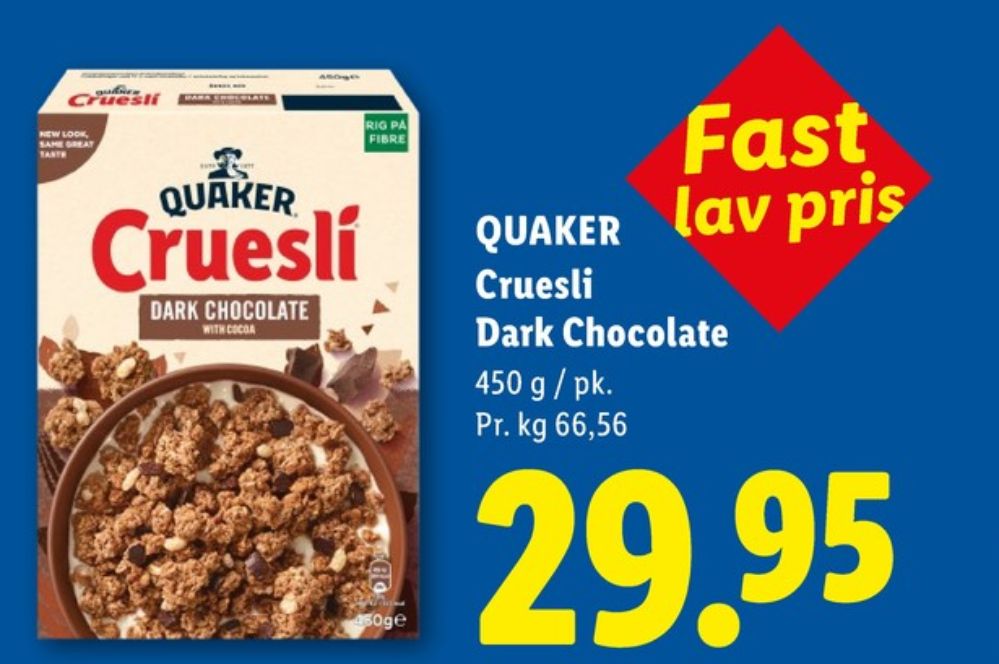 Quaker, Cruesli Dark Chocolate
