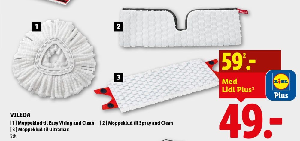 Vileda, Moppeklud