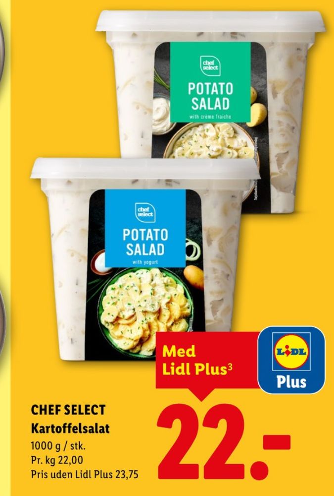 Chef Select, Kartoffelsalat med yoghurt