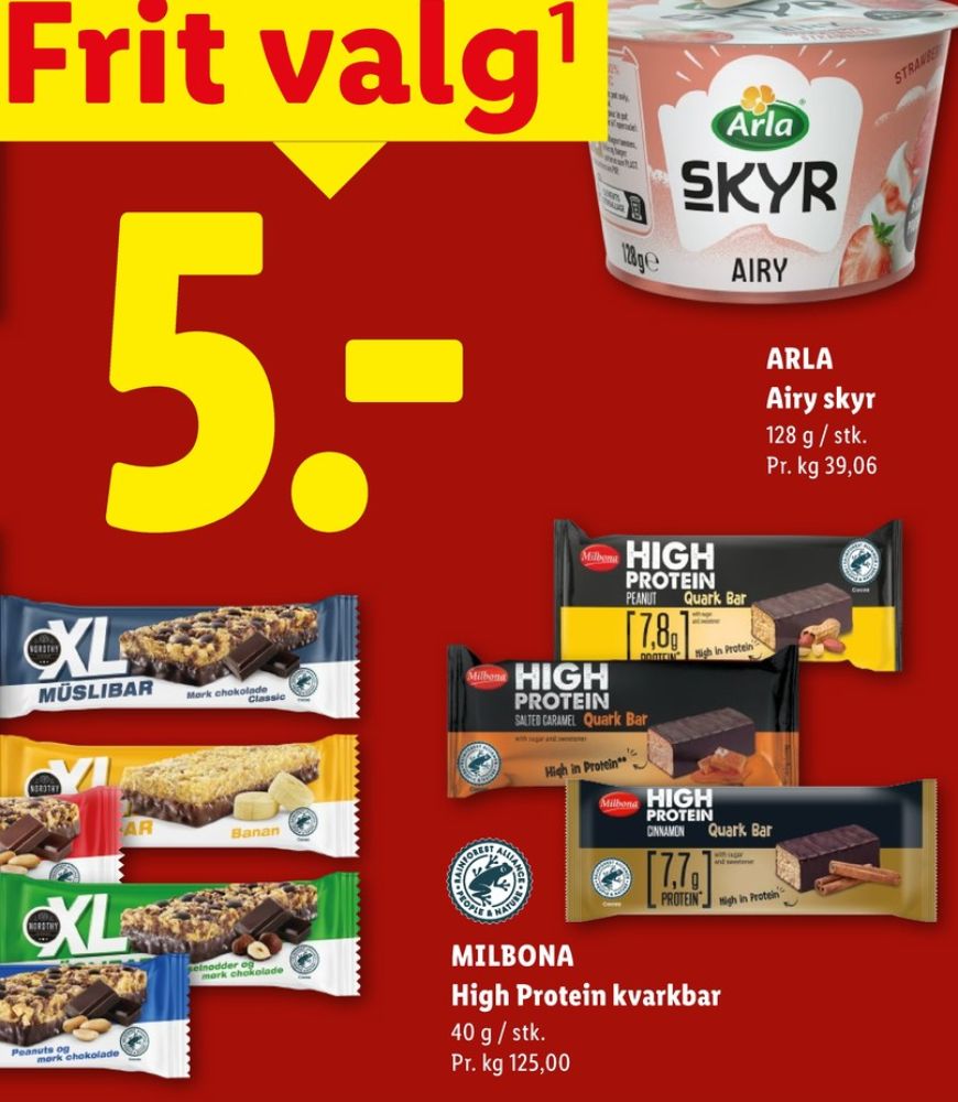 Milbona, High Protein Cinnamon Quark Bar