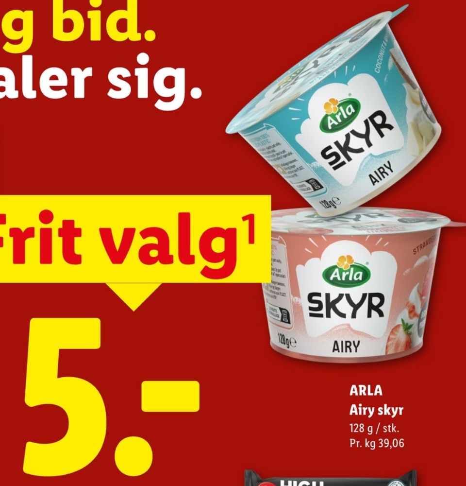 Arla, Jordbær Skyr Airy