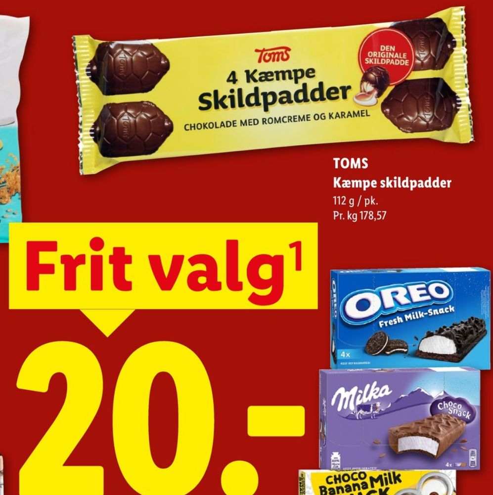 Toms Kæmpe Skildpadder, Chokoladeskildpadder