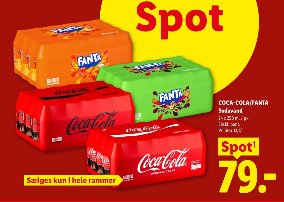 Fanta Exotic, Appelsinsodavand 24 pk.