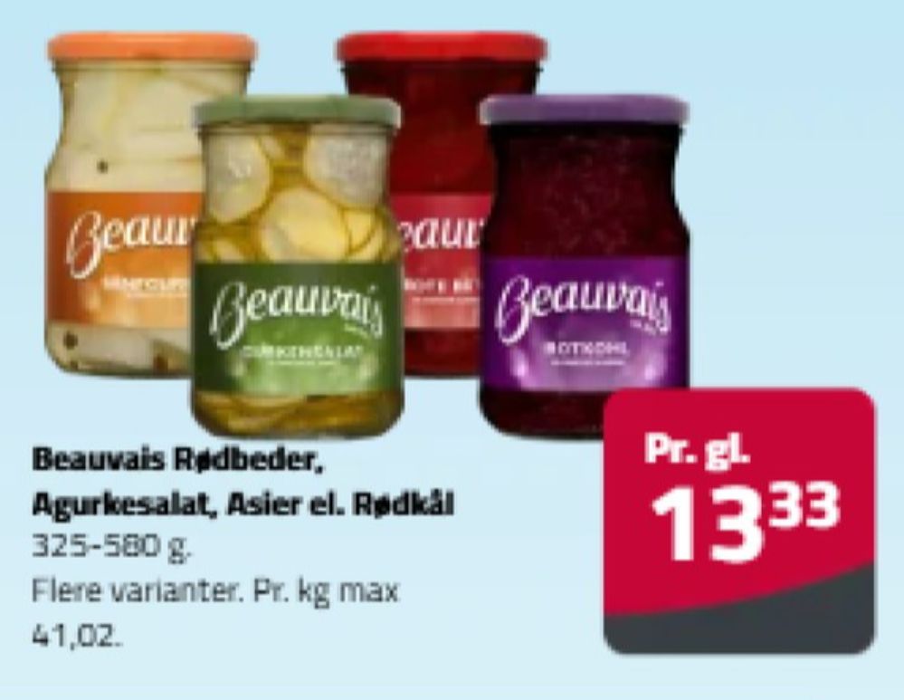 Beauvais, Rødkål-syltet
