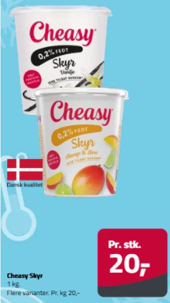 Cheasy, Vanilje Skyr 