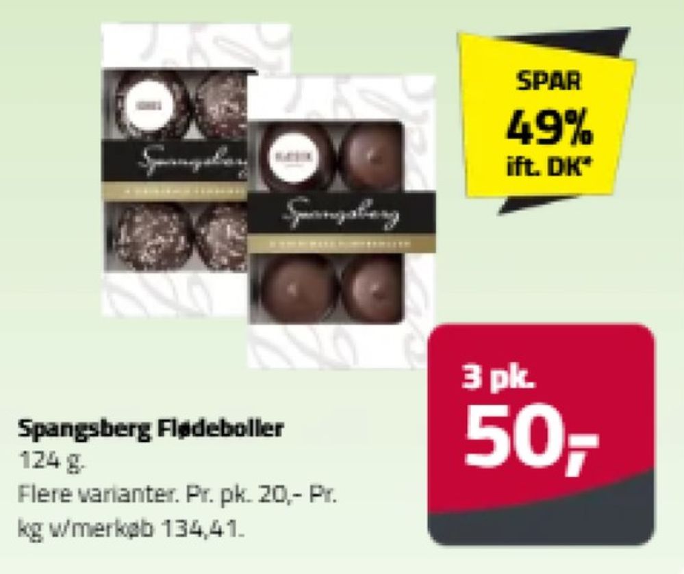 Spangsberg, Flødeboller Kokos