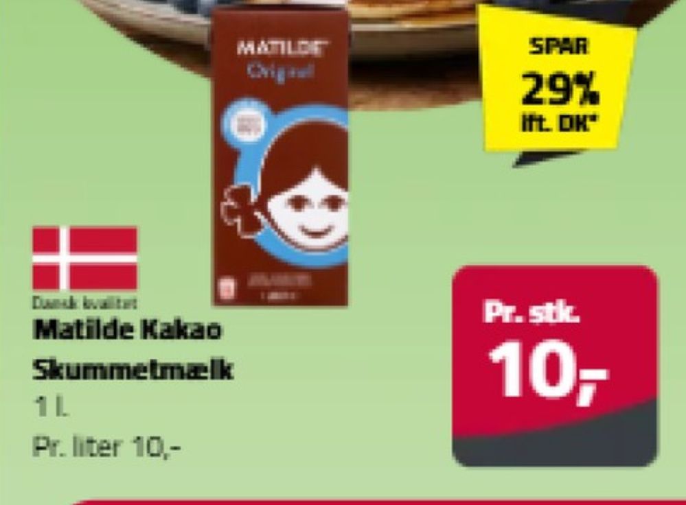 Matilde, Kakaomælk