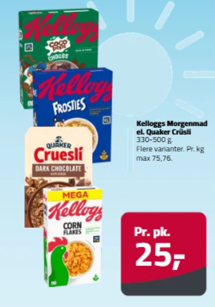 Kelloggs Coco Pops Chocos, Morgenmadsprodukt