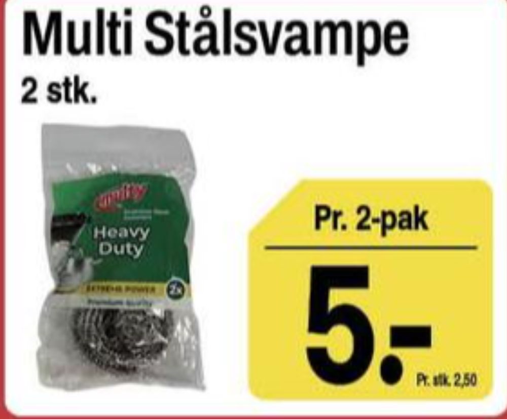 Multy, Rengøringssvampe